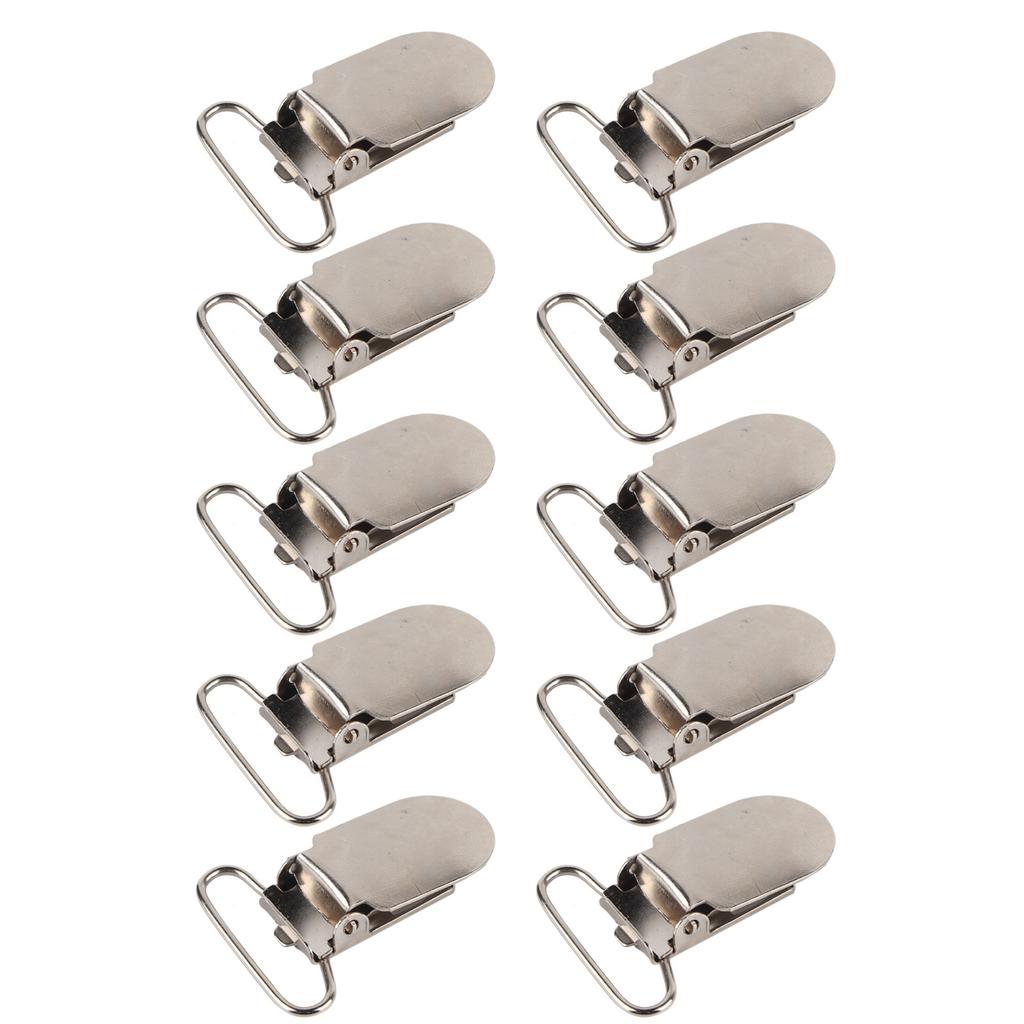 Серебряные металлические подтяжки, зажимы для соски, держатель, аксессуары для ремонта (25мм)