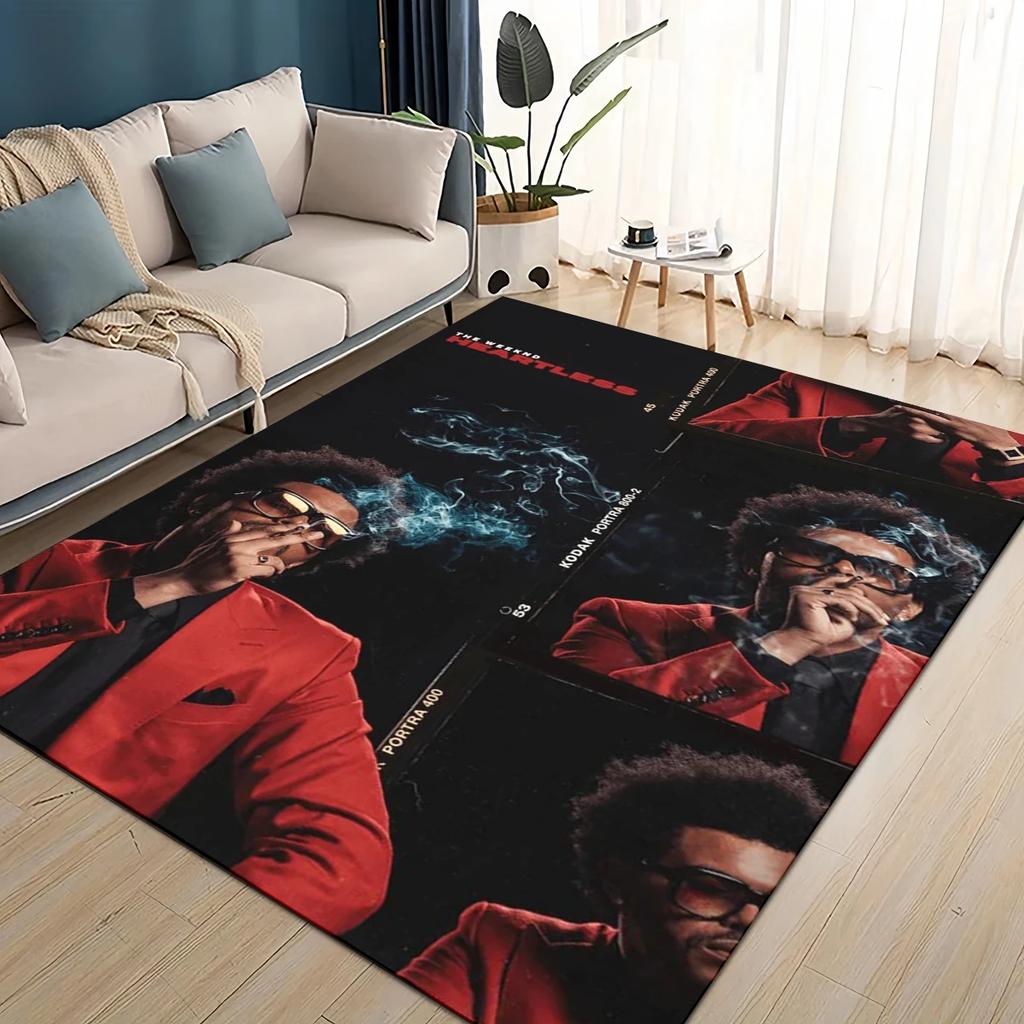 3D THE WEEKND, XO Альтернативный R&B Абель Тесфайе Ковер для Гостиной Спальни Дома Декорация Дивана, Детский Нескользящий Напольный Коврик