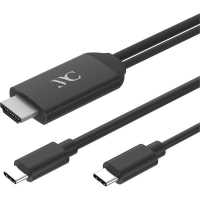 Кабель-переходник Kashimura Type-C на HDMI (2м) NKD-266: Зеркалирует видео и заряжает одновременно!