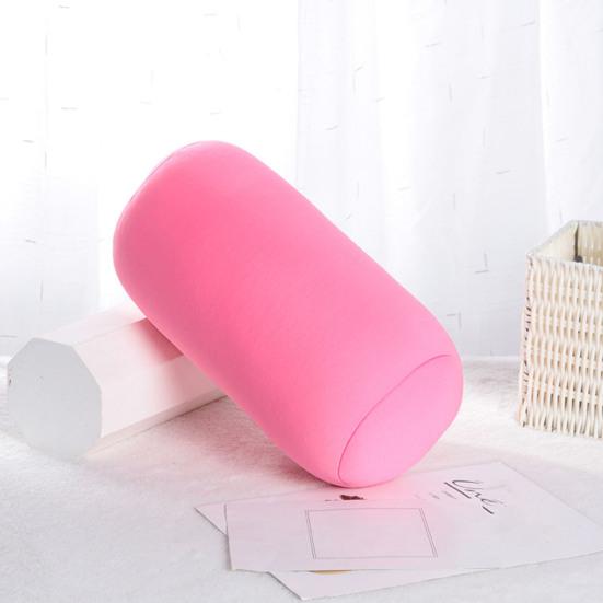 Цилиндрическая подушка Встроенные частицы пены Рулонная подушка из микрошариков Мягкая диванная подушка Подушка для сна в спальне Подушка для шеи Подставка для спины Отдых