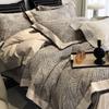 G5Z100S Роскошный фланелевый комплект постельного белья из длинноволокнистого хлопка - 4 предмета