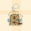 Kapibala милый кулон акриловые ключи аксессуары мультяшные брелоки с капибарой