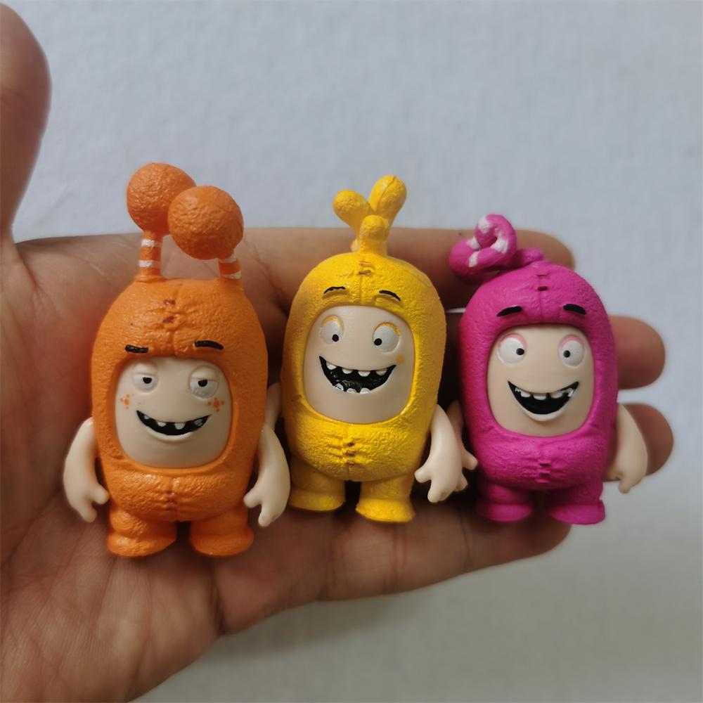 Оригинальный набор из 7 шт. Аниме Мультфильм Oddbods Милые Игрушки Куклы ПВХ Фигурки