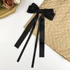 Sweet Girl Bow Streamer, Hairpin  Korean Simple And Versatile High-end Hairpin On The Back Of The Head Net Red Hair Accessories
