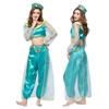 Очаровательный Косплейный Набор Платья Принцессы Жасмин из Аладдина Для Взрослых и Девочек
