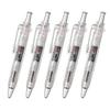 Нажимная шариковая ручка Tombow AirPress 0,7 мм Желтая (BC-APN52), Наружная и тактическая ручка для письма с проволочным зажимом и резиновой рукояткой