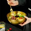 Креативная корейская салатница из нержавеющей стали большой емкости для лапши быстрого приготовления, фруктов, миски для рамена, бытовая посуда, контейнер для еды