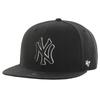MLB New York Yankees No Shot Cap, Mens Black Cap