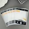 50Pcs Cartoon Small Card Case Star Photo Protection Card Film Packaging Bag Waterproof Anti-Fouling Transparency Photo Album