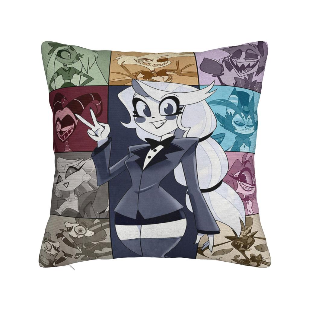 Hazbines отели alastor vox Наволочка Мерч Печать Чехол для подушки Наволочки Декор гостиной Квадратный Разные размеры