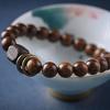 Браслет из сандалового дерева, браслет из бусин унисекс из дерева, браслет в китайском стиле, модные украшения