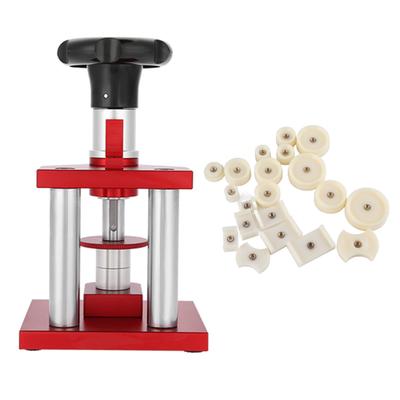 Инструмент для прессования задней крышки корпуса часов с винтовым кристальным безелем и 20 штампами для ремонта прессования