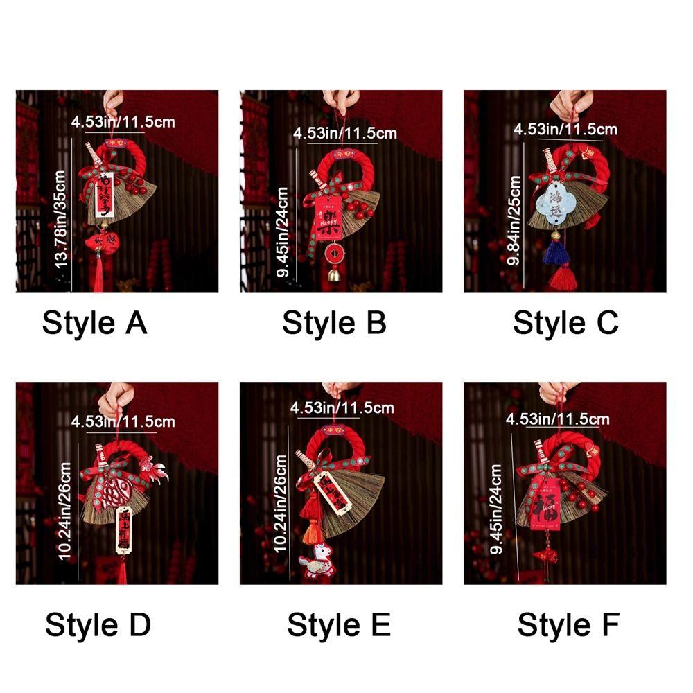 Decorative New Year Hanging Pendant Beat Wishes Door Hanging Ornament Living Room Door