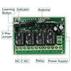 12v 4ch Channel 443mhz Relay Switch Long Distance Wireless Rf Remote Control With 2 Receivers For Alarm Systems