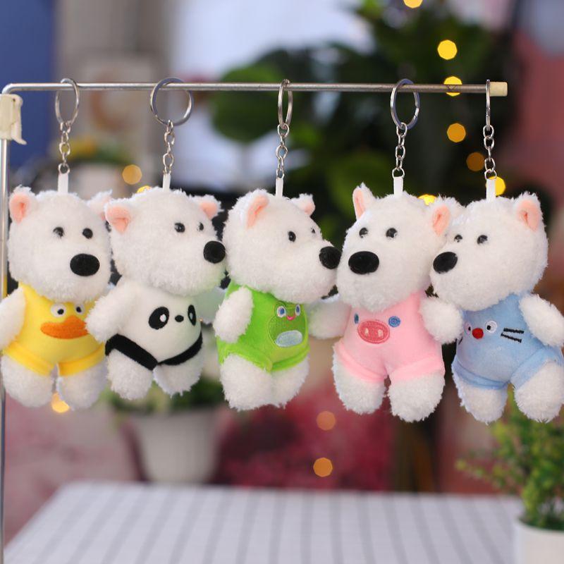 Альпака Маленький Подвеска Плюшевая Игрушка Милый Брелок для Сумки Кукла Украшения Верблюд Лошадь Халат Медведь