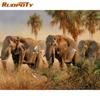 RUOPOTY Frameless Animals DIY Painting By Numbers Wall Art Picture Unique Gift Hand Painted Oil Painting For Home Decor 40x50CM