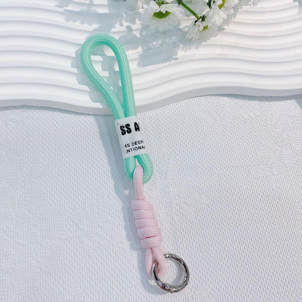 Анти-потеряшка, цветной узел, креативный плетеный шнурок, брелок, рюкзак, декор