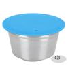 Coffee Capsule Stainless Steel Reusable Refillable Filter Cup for Dolce Gusto Coffee MakerBlue