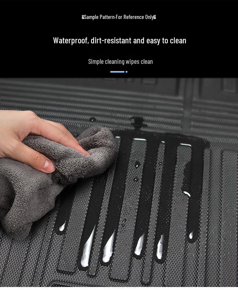 Защита заднего сиденья BMW X1, износостойкий, без запаха TPE коврик с рисунком из углеродного волокна