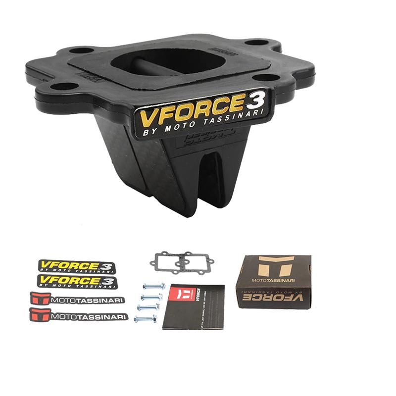 Лепестковый клапан V352A для мотоцикла Yamaha Jog Aerox 50 Suzuki AP AC KTM Ark Beta Карбоновые аксессуары для гоночного скутера VForce3