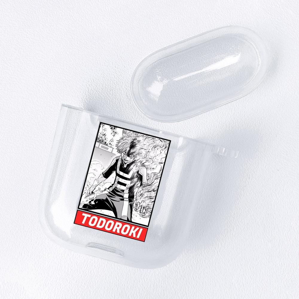 Аниме My Hero Academy фигурки прозрачный чехол для Airpods Funda Airpods 2/1 чехол Boku No Hero Academy мягкий чехол из ТПУ