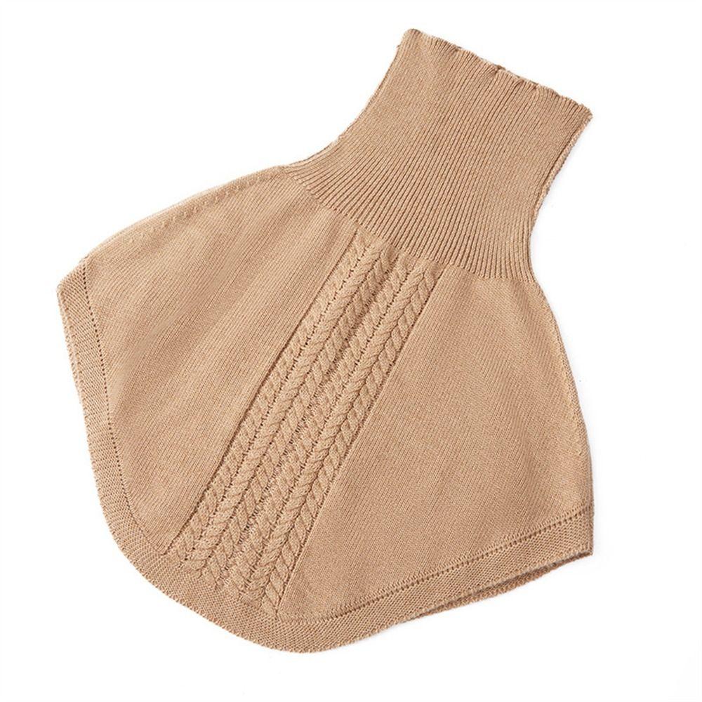 Soft Knitted Ring Scarf Winter Warm Cover Head Neck Fashion Fake Collar  for Women Girls