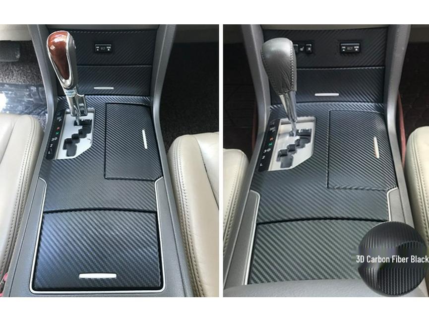 06-11 6-е поколение Camry Наклейки из углеродного волокна для интерьера, на ручку переключения передач