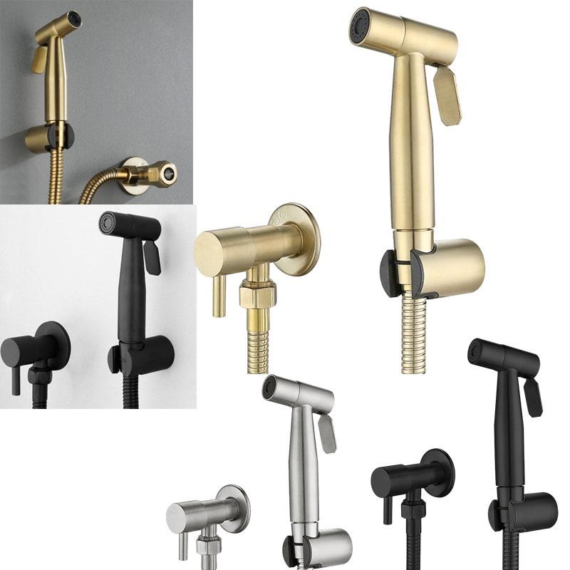 Бытовая ванная комната Душ Кронштейн для ванной комнаты Пистолет-распылитель для унитаза с фиксированным сиденьем Насадка для биде Подвесной крючок