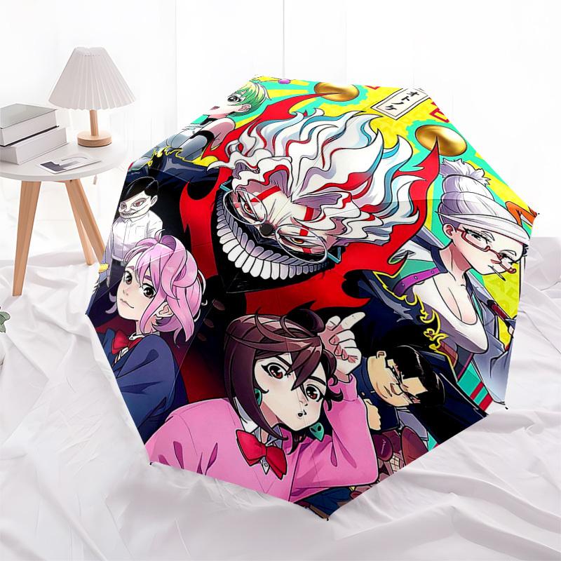 1pc Otonomi Masked Hero Outdoor Umbrella - Automatic Opening/Closing, Portable 3-Fold Design with 8-Rib Iron Frame - Perfect Gift for Fans, Trave