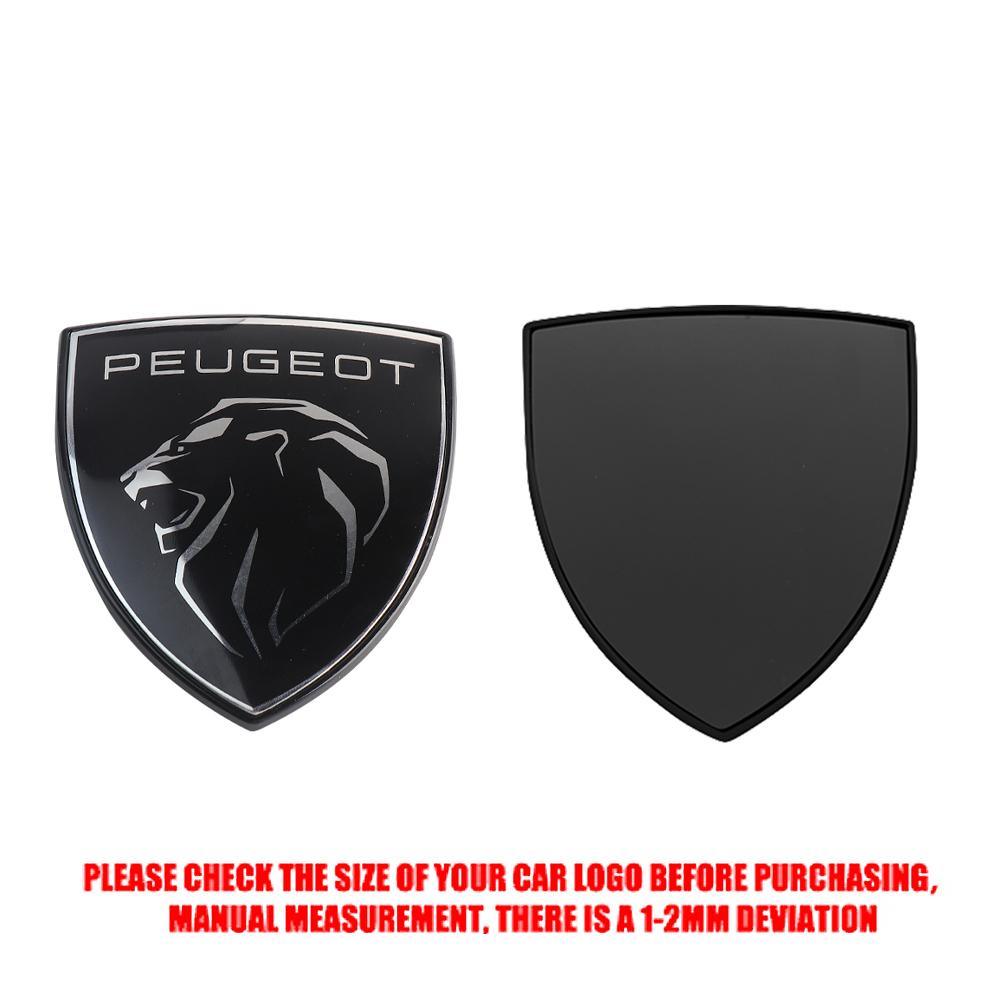 Car Front Grille Logo Sticker Decoration Accessories For Peugeot 206 207 208 306 307 308 406 407 408 508 106 107 2008 3008 4008