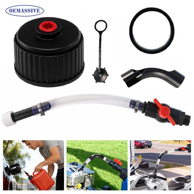 Heavy-Duty Upgrade Hose & Valve Replacement Kit for VP Racing 5.5 Gallon Fuel Jug Includes Tank Cap and Hose Bender Tool