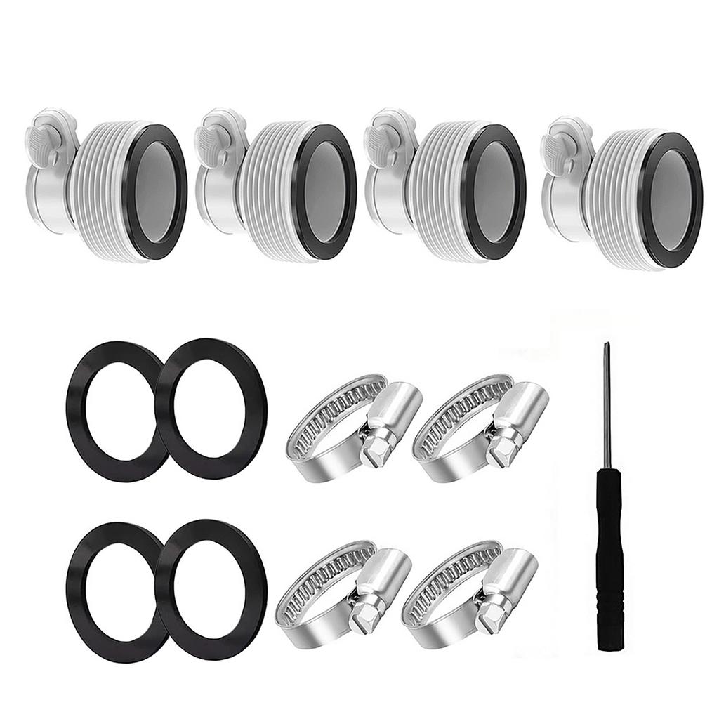 Hose Pipe Adapter For Plunger Valve Pool Drain Swimming Pool Intex Fit 4000 2500 2000 1500 ARU Threaded Connection Pumps