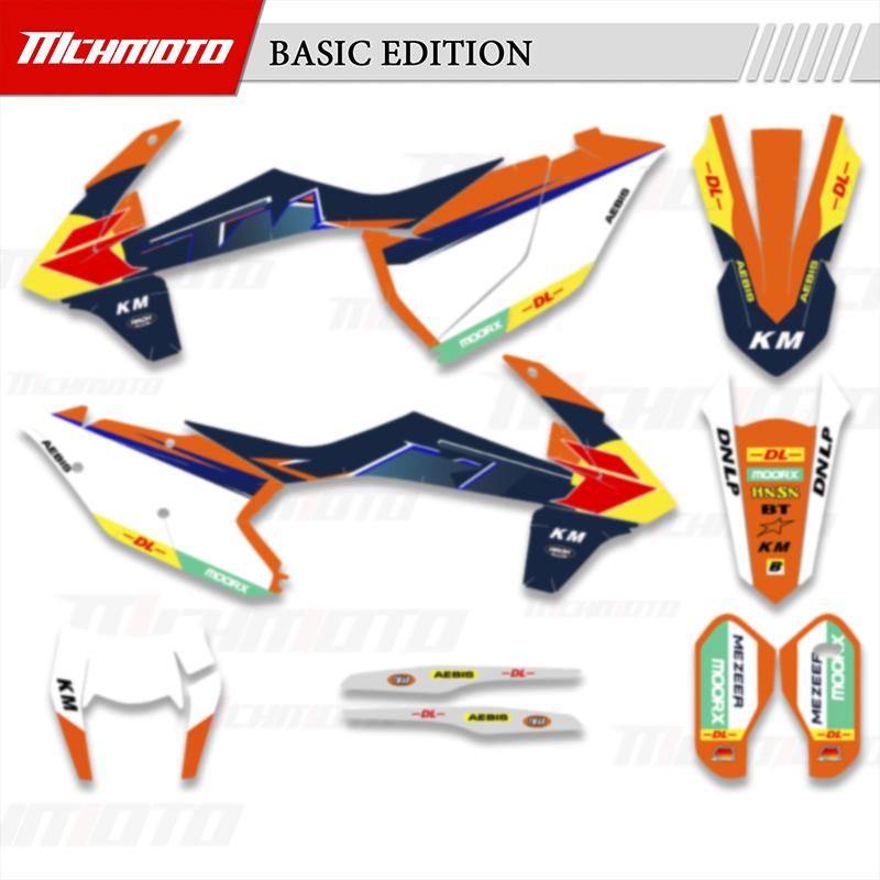 MCHMFG для KTM 125 250 300 350 450 SX SXF 2011-2025 EXC XCW 2012-2026 Мотоциклетные фоны графики наклейки комплекты