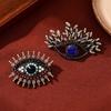 Кристальный кулон Брошь-булавка Дьявольский глаз Декорация Броши с глазом из страз Зажим для банкетной одежды Вечеринка