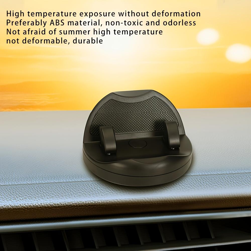 Держатель телефона на приборную панель автомобиля с вращением на 360° и дисплеем экстренных контактов - универсальное нескользящее крепление