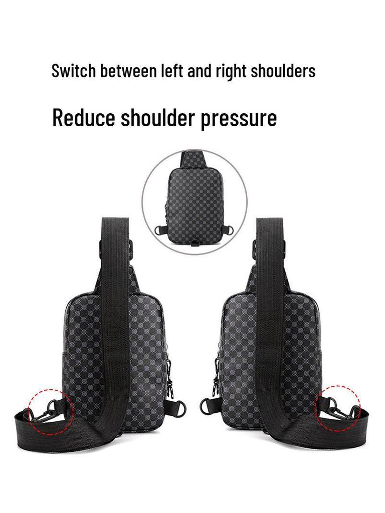 Унисекс Водонепроницаемая Мини Спортивная Сумка Кроссбоди из ПУ - Чехол для Телефона и Вещей первой необходимости