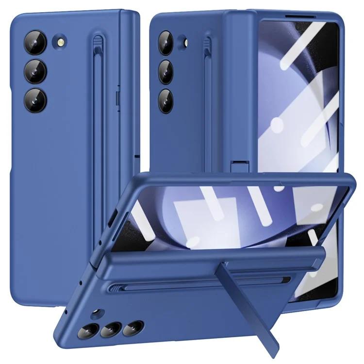 Для Samsung Galaxy Z Fold5 5G Full Guard Case Жесткий чехол для телефона с подставкой для ПК со стеклянной пленкой и стилусом