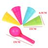 5Pcs Ice Cream Cone Scoop Sets Beach Sand Toys Kids Summer Play Game Gift