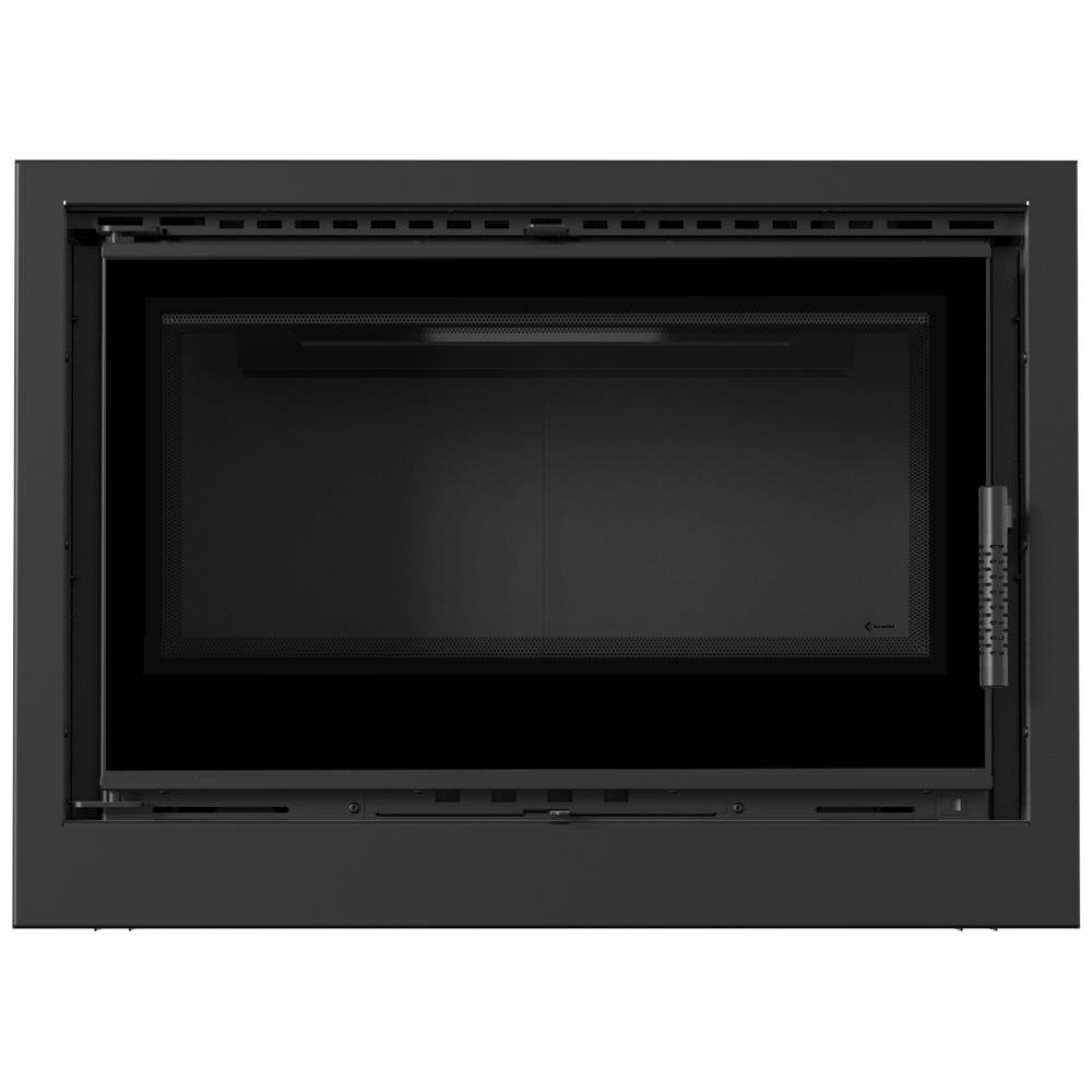 Камин кассетный KRATKI ARKE 80 12 кВт Ø 200 черный thermotec
