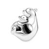 Новые бусины из стерлингового серебра S925, очаровательные бусины с белыми медведями, подходят для оригинального браслета-подвески, серебряные украшения S925 Berloque