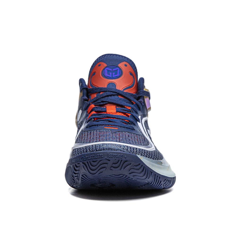 Баскетбольные кроссовки Li Ning CJ-3 Away Carbon Plate Technology Professional Cushioning Lightweight Stability для мужчин, темно-синие ABAU007-3