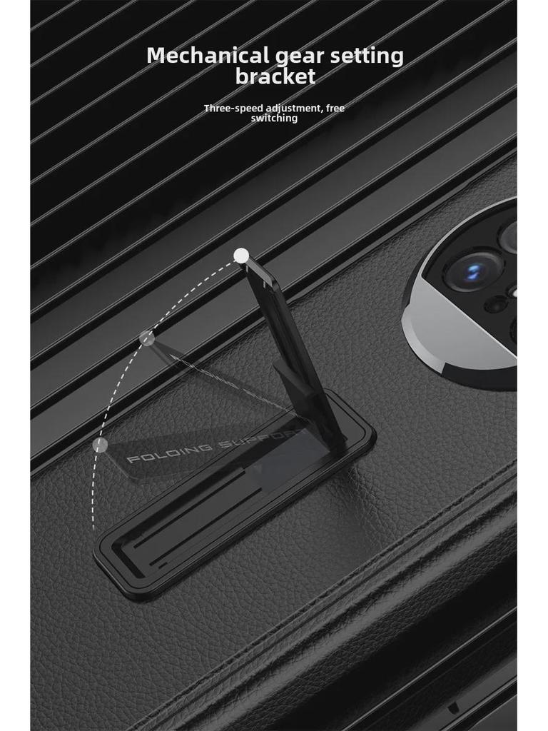 Чехол для Huawei Mate X3 Full-Cover Folding Screen из кожи для телефона — защита от писков и падений