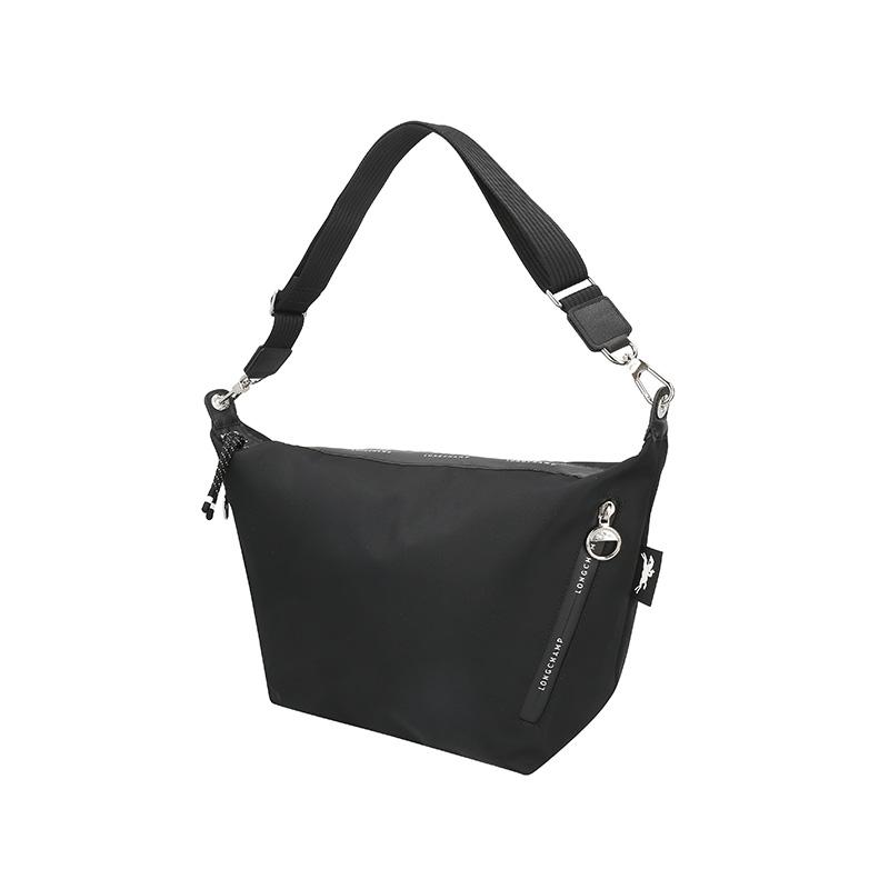 Longchamp Le Pliage Energy Zipper Closure Nylon Tote Bag Women Tote Bags Black 10343HSR001