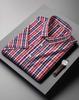 Plus Size Summer Plaid Shirt - Multicolor Short-Sleeve, Trendy Fit