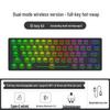 Беспроводной Bluetooth механический набор клавиатуры RGB, с возможностью настройки и тремя режимами подключения, разных размеров