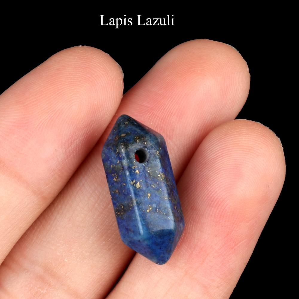 5 шт., натуральные камни, двухконечные шестиугольные подвески, перфорированные кристаллы, подвески для изготовления ювелирных изделий своими руками, женские ожерелья, аксессуары, подарки для творчества