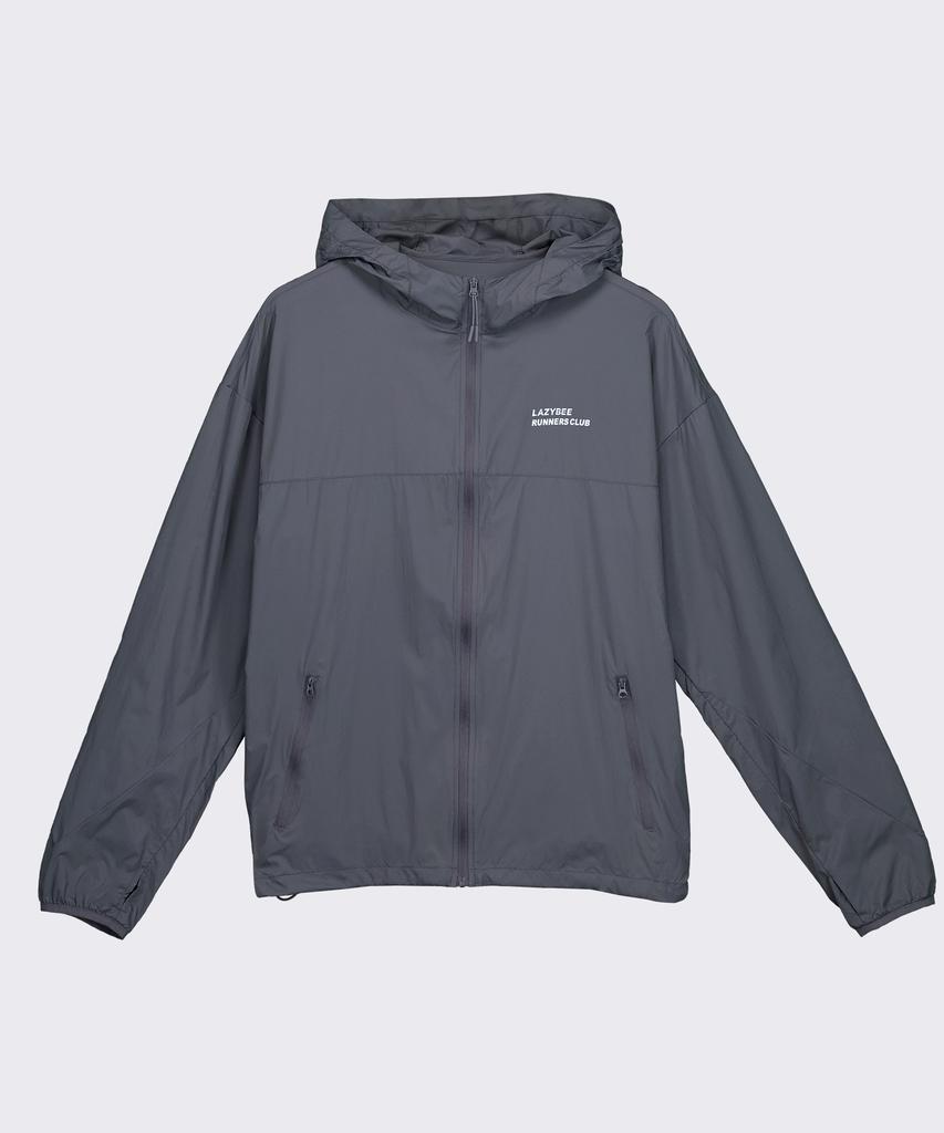 Lazybee [Летний Комплект] Упаковываемая Ветровка Airglide для Бега + Комплект из Шорт 2-в-1 с Внутренними Шортами 5 дюймов M Угольный