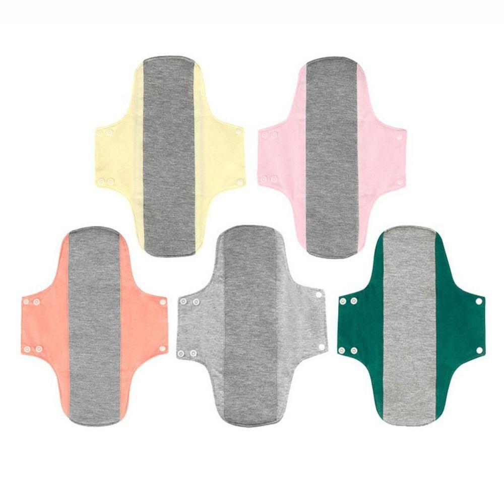 3Pcs Graphene Washable Sanitary Napkin Soft Panty Liner Diaper Menstrual Cloth Pads  Female