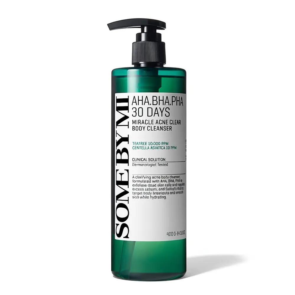 Some By Mi AHA BHA PHA 30 Days Miracle Acne Clear Body Cleanser 400g Korean Body Wash