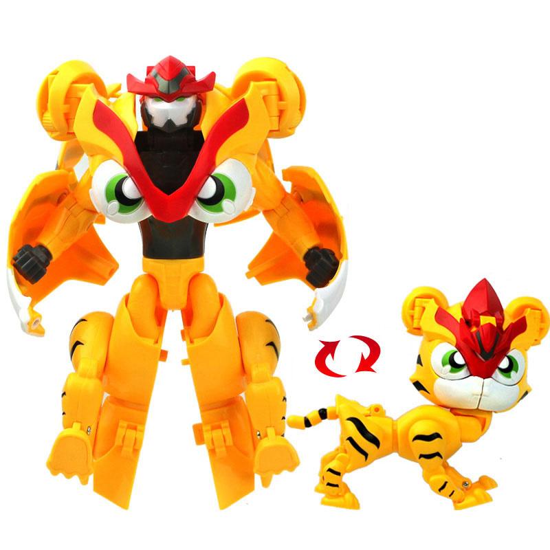 New GGBOND Deformation Robot Tigers Action Figures GG BOND Transformation Deer Crane Toys for Children Gift Brinquedos